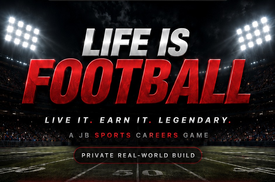 Life is Football stadium logo